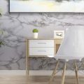 Marble Sheet For Kitchen - Decorative  Waterproof Wallpaper - New Skin Kitchen Marble Sheet for all the Furniture / Contact Paper for Kitchen, Bath Countertops Cabinet. 