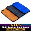 Oppo A57 Back MultiCover Soft Texture Leather Style A57 Case For Boys. 