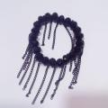 Tassel Beaded Charm Bracelet. 