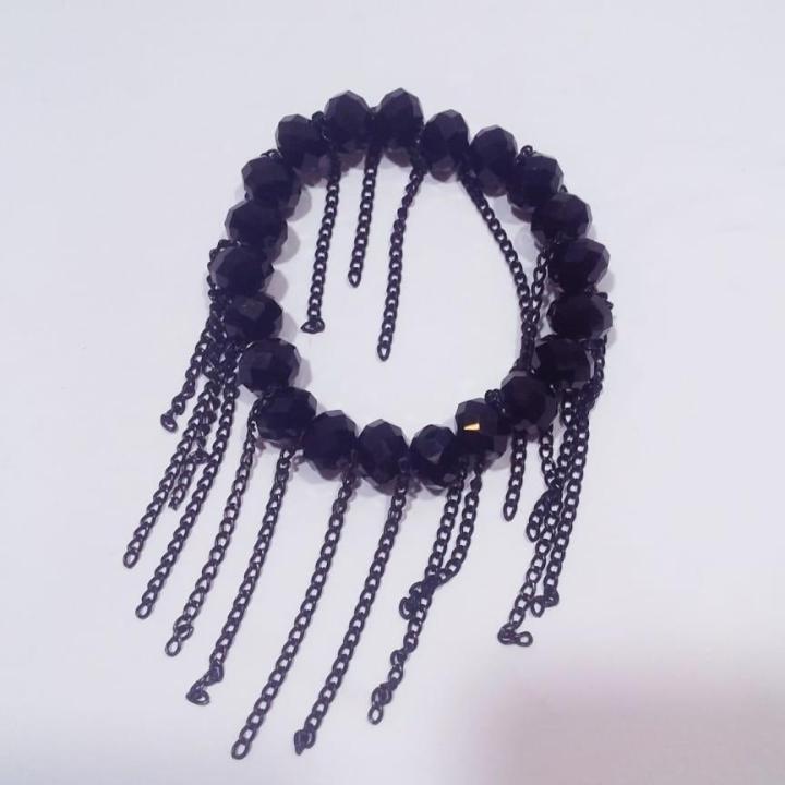 Tassel Beaded Charm Bracelet