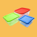 Kitchen Storage Box 3 in 1 , Hygienic Food Storage Box , Picnic Storage Box For Multi-Purpose Use/ Boxes with Attractive Colors. 