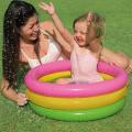 Latest Water INTEX Size (4ft x 1ft) Swimming Pool Set For Kids Multicolor Plastic Swimming Pool Square Inflatable INTEX Tub Pool for kid (boys and girls). 