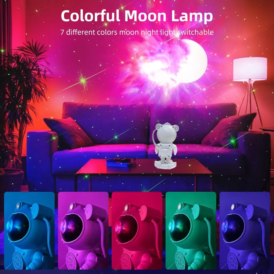 Starry Sky Projector, LED Galaxy Light Projector With Remote Control, 16 Modes Night Light Star Projector Lamp For Baby, Adults, Bedroom, Home Cinema, Room Decoration, Party, Night Light Ambience
