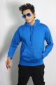 Auditors®️ Mens Hoodie Royal Blue Colour 100% Pure Fleece Fabric For Winter. 