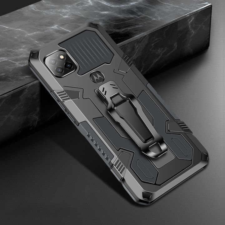 For Motorola Moto One 5G Ace Machine Armor Warrior Shockproof PC + TPU Protective Case Mobile phone accessories