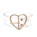 Transparent Waistband Exquisite Ladies Wear-resistant Transparent Belt. 