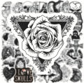 50/100pcs Black White Gothic Style Horror Sticker Waterproof Decal For DIY Laptop Skateboard Phone Car Sticker Patches for Kid. 