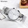 LSVTR Fashion Business Quartz Watch Ladies Men's Calendar Wristwatch Life Waterproof Watches Couple Clock. 