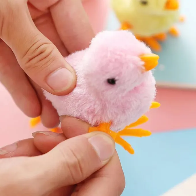 1%20Pcs%20Pet%20Cat%20Toys%20Jumping%20Walking%20Hopping%20Cartoon%20Plush%20Chicken%20Toy%20Size%20Approx.%204%20Inch%20-%20Pink%20-%20Image%206