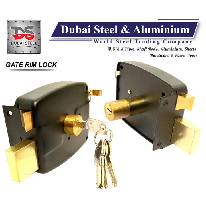 Manual Gate Lock Rim Lock Main Gate Lock