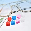 Eyeglasses Temple Tips Sleeve Retainer Accessories Silicone Anti-Slip Holder for Glasses 5Pairs/Set Love Heart Shape Glasses Straps Ear Grip Hooks. 