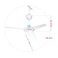 DC 12V Low-voltage Ceiling Hanging Fan Household Camping Electrical Fan. 