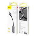 BASEUS L56 2 In 1 8 Pin Male to 8 Pin Female + 3.5mm Female Audio Adapter Converter. 