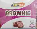 Hoppers brownie box, plain chocolate, doube chocolate, chip cake brownie bar, pack of 12 delicious brownies. 
