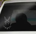 Car stickers Back Sticker MARVEL BLACK PANTHER Sticker Decal vinyl Decor All Cars ,Biker , Laptop , Wall Decore. 