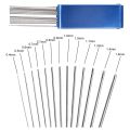 9Pcs Understring Radius Gauge + String Action Ruler Gauge Tool + Guitar Bridge Saddle Nut Files Set Guitar Repair Tool Accessories. 