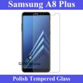 Samsung Galaxy A8 Plus Tempered Glass Screen Protector Premium High Quality Polish Glass For Samsung Galaxy A8 Plus. 