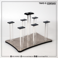 Modern Kitchen Glass Stand Holder - New Concave Design | TARZ-E-ZINDAGI - Wooden & Acrylic Glass Holder Stand for Kitchen and Table. 