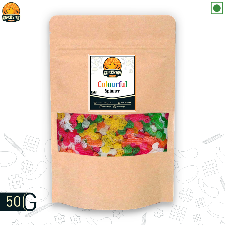 Spinner Shape Papad Snack / Fryums 50g (Chips)