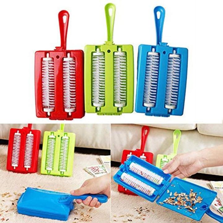 New Hot Mini Carpet Rug Roller Brush Dirt Handheld Sweeper Cleaner for Home Cleaning