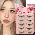 【hot】 Manga Lashes 21-Styles Thick Eyelash Clusters Natural False Eyelashes Clear Thin Stem Fake Eyelashes M08 Eyelashes Korean Makeup. 