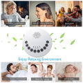 White Noise Sleep Sound Therapy Machine Nature Soothing Relax Easy Sleep Baby. 