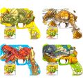 New electric bubble gun Unicorn Dinosaur fully automatic bubble making handheld children's bubble machine with light Bottle Fix system for Non Liquid Messy Play Best for Summer Holiday gift Indoor outdoor Pool Party Birthday party Toy. 