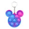 Mini Pops Fidget Toy Its Simple Dimple Keychain Antistress Relief its Anxiety Sensory Squeeze Bubble For Women Children Autism. 