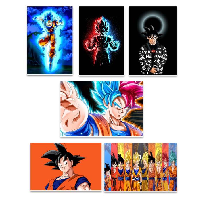 Goku Dragon Ball Photo Cards Pack of 6
