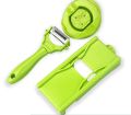 Miracle Peeler 2 In 1 Julienne Peeler Mandolin Vegetable Slicer Cutter. 