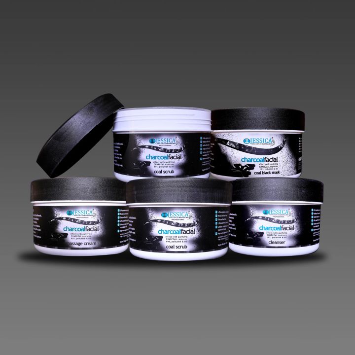 Jessica’s Charcoal Facial Saloon Pack – 5 Step Deep Cleansing Facial ...