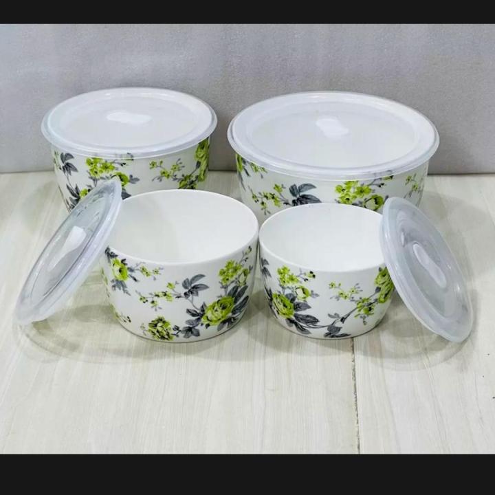 4 piece ceramic bawol set