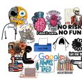 25 Mix Aesthatic  Sticker - Sticker for Laptop - Sticker for Mobile - 2 to 3 inches Each Sticker Size - Funny Sticker Programming Sticker - Also Pack of 3 is available for trial purpose. 