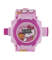 Hello Kitty Digital 24 Images Automatic Projector Toy Watch for School Kids Children Girls Boys Disney Characters Digital Wrist Watch Goodie Bags. 