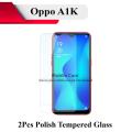 2Pcs Oppo A1k Tempered Glass Screen Protector Polish Glass For Oppo A1k. 