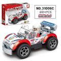 Compatible with Lego Building Blocks Assembled Racing Car4Combination1Small Particle Educational Toys ChildrenDIYBoy Building Blocks Famous Car. 