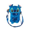 Brown Anti-dust Labubu Ita Bag Cartoon Soft Transparent Plush Phone Bag PVC Creative Stitch Crossbody Bag Women. 