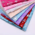 150cm Width Tulle Fabric Sheer Snowflake Pattern Mesh Texture Mesh Fabric 1meter/Lot Polyester Material Gauze Fabric for Tutu. 