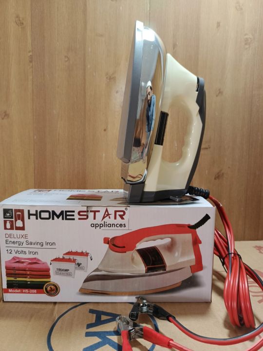 Home%20Star%20HS-203/205%20Heavy-Duty%20Solar%20&%20Energy-Saving%20Automatic%20Dry%20Iron%20%7C%20Deluxe%20DC%2012V%20Battery%20&%20UPS%20Powered%20Iron%20%7C%20Original%20Home%20Star%20Appliance%20-%20Image%206