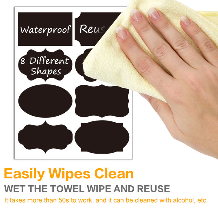 48pcs%20Removable%20Blackboard%20Sticker%20for%20Spice%20Jar%20Kitchen%20Jars%20Bottles%20Label%20Sticker%20with%20Erasable%20Marker%20Kitchen%20organization%20-%20Image%203