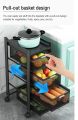 Modern Metal Kitchen Drawer Trolleys Space Saver. 