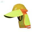 Hard Hat Shade/ Neck / High Visibility Lightweight Breathable with Reflective Strip/ Neck Shade Mesh Neck Cover. 