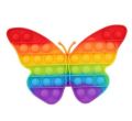 Pop it fidget toy stress reliever", the different designs available butterfly | Horse | Dinosaur | Heart Shape | Square Shape design big size butter fly pop it random shape would be dispatched. 