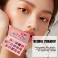 18 Colors Nude Shimmer Eyeshadow Palette Matte Pigment Shimmer Diamond Eye Palette. 