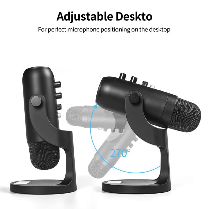 Jmary MC-PW8 Professional USB Microphone For Podcasting, Gaming, Streaming, Recordings With Noise Reduction