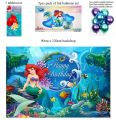 Mermaid Birthday Theme For Party Decorations Celebrations Supplies kids. 