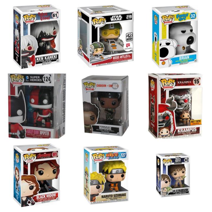ORIGINAL FUNKO POP BOXED PACK BRAND NEW ACTION FIGURE COLLECTIBLES TOY FIGURINE NEW BOX ANIME MOVIES