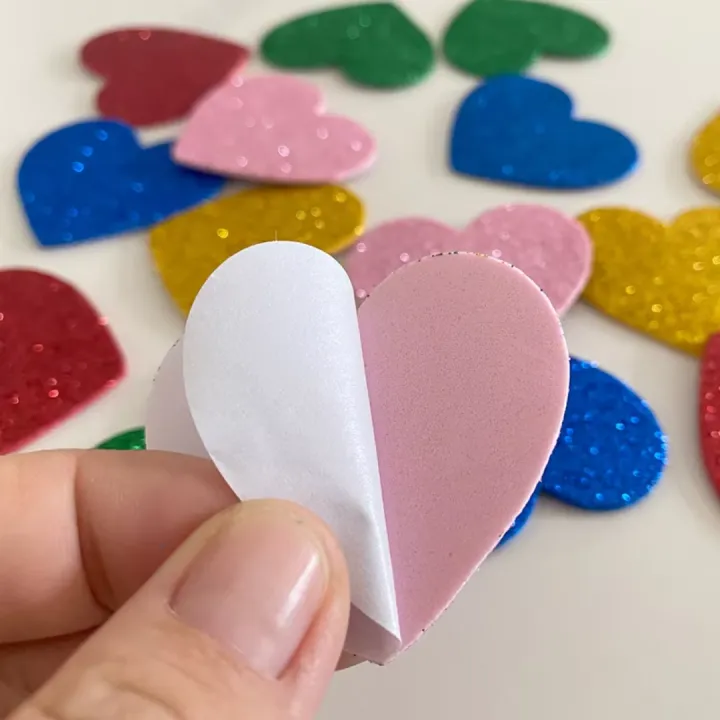 Colorful%20Self%20Adhesive%20Heart%20Shape%20Foam%20Glitter%20Stickers%20(Pack%20of%2075)%20-%20Fomic%20Glitter%20Sheet%20Hearts%20Stickers%20%7C%20Glitter%20Hearts%20for%20Decoration%20-%20Image%202