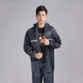 Rain Coat with Hood Or Reflective Strip For Bikes, Barsati Rain Coat For Motorcyle (One Size). 