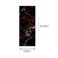 ISEE 360 Multi Pattern Car Pillar Stickers for Door - Multicolor Stylish. 